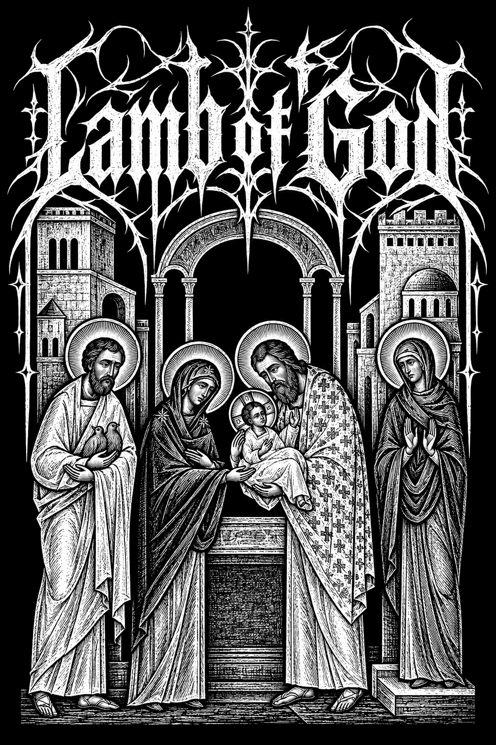 Lamb of God temple artwork preview